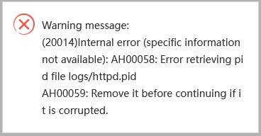 (20014) Internal error (specific information not available)